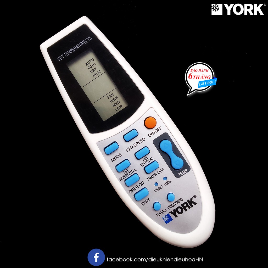 Điều khiển điều hòa York - Remote điều hòa York