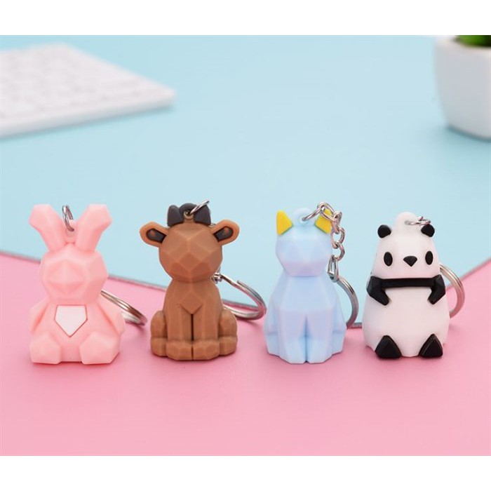 (Butgiasi) Móc Khóa Mô Hình Động Vật 3D
