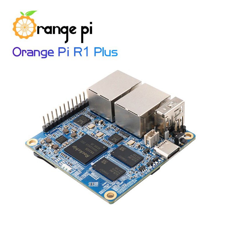 Máy tính nhúng Orange Pi R1 Plus RK3328 1GB RAM 2 cổng LAN 1GB