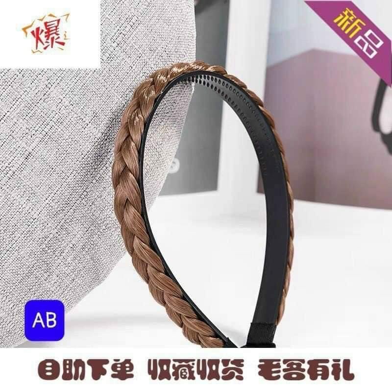 Bờm tóc tết sam xinh xắn