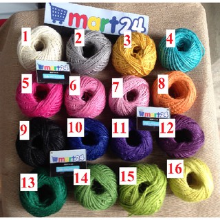 Dây thừng trang trí nhiều màu 1 cuộn - 58 mét