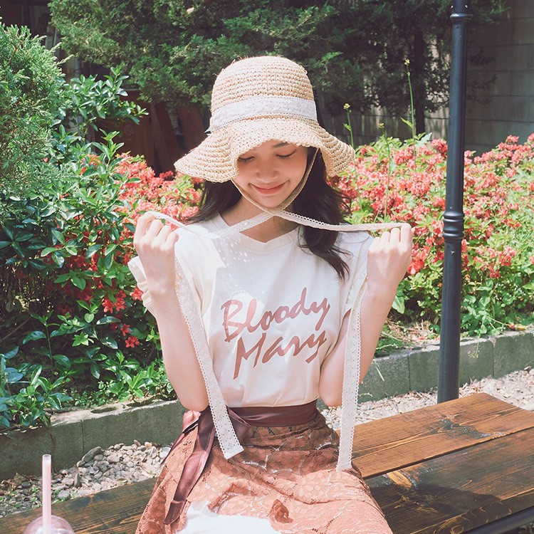 [Mã 155FASHIONSALE giảm 100% đơn 150K] Mũ cói tiểu thư đi biển thắt nơ