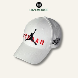 Nón lưỡi trai JORDAN màu trắng cá tính dành cho cả nam và nữ free size