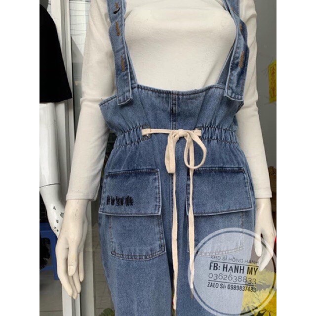 Quần yếm bò 2 túi trước siêu đẹp | BigBuy360 - bigbuy360.vn