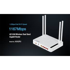 Bộ định tuyến không dây Totolink A3002RU AC1200Mbps - Hãng phân phối chính thức