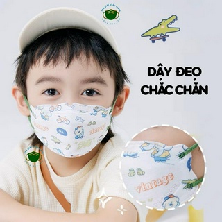 Khẩu trang KF94 kid trẻ em , 4D kid An Tâm cho bé 1-3 tuổi, 3