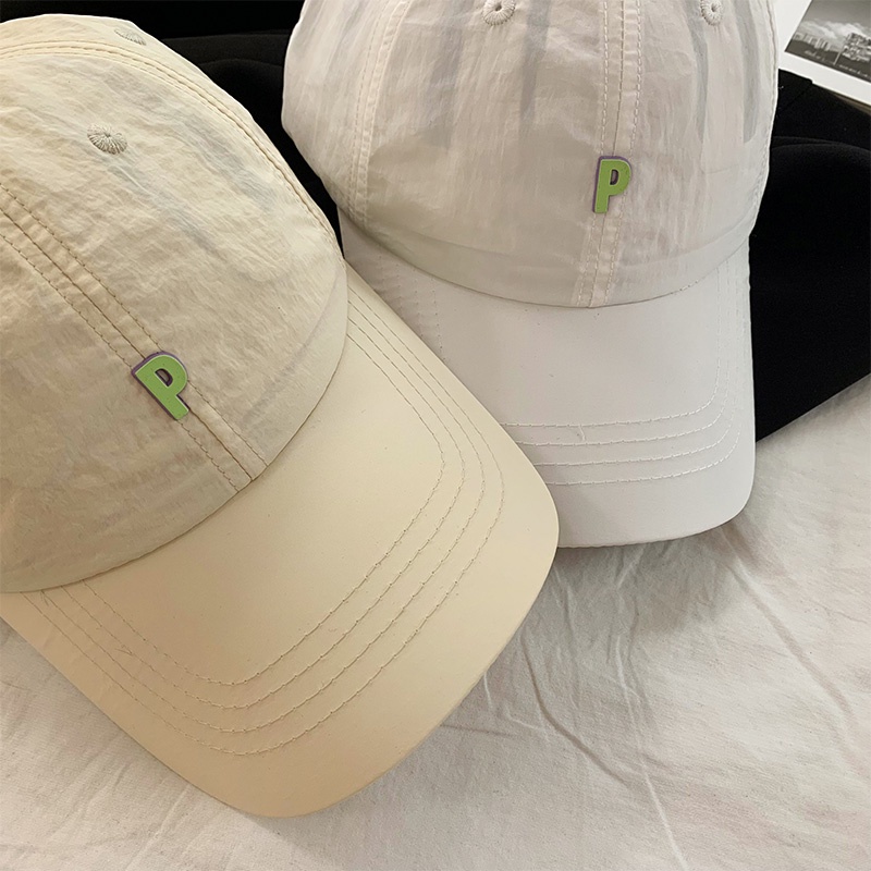 Mũ Lưỡi Trai Chất Liệu Thoáng Khí Nhanh Khô Thời Trang Mùa Hè Phong Cách Hàn Quốc Cho Nữ