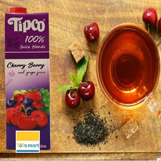 TIPCO nước ép Cherry và Nho 100% 1 lít. HSD: 11/2021