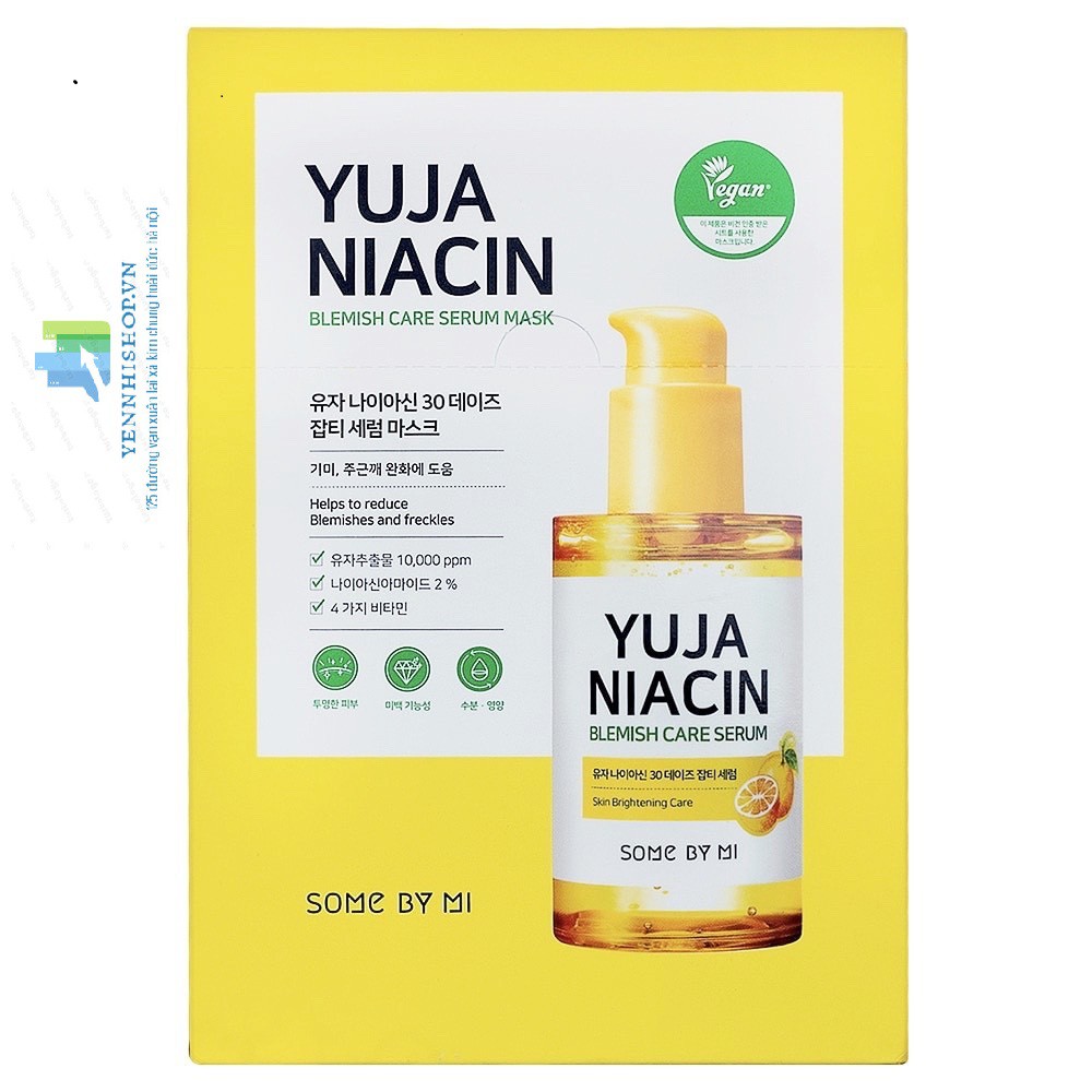 Mặt Nạ Giấy Some By Mi Yuja Niacin Blemish Care Serum Mask 25ml