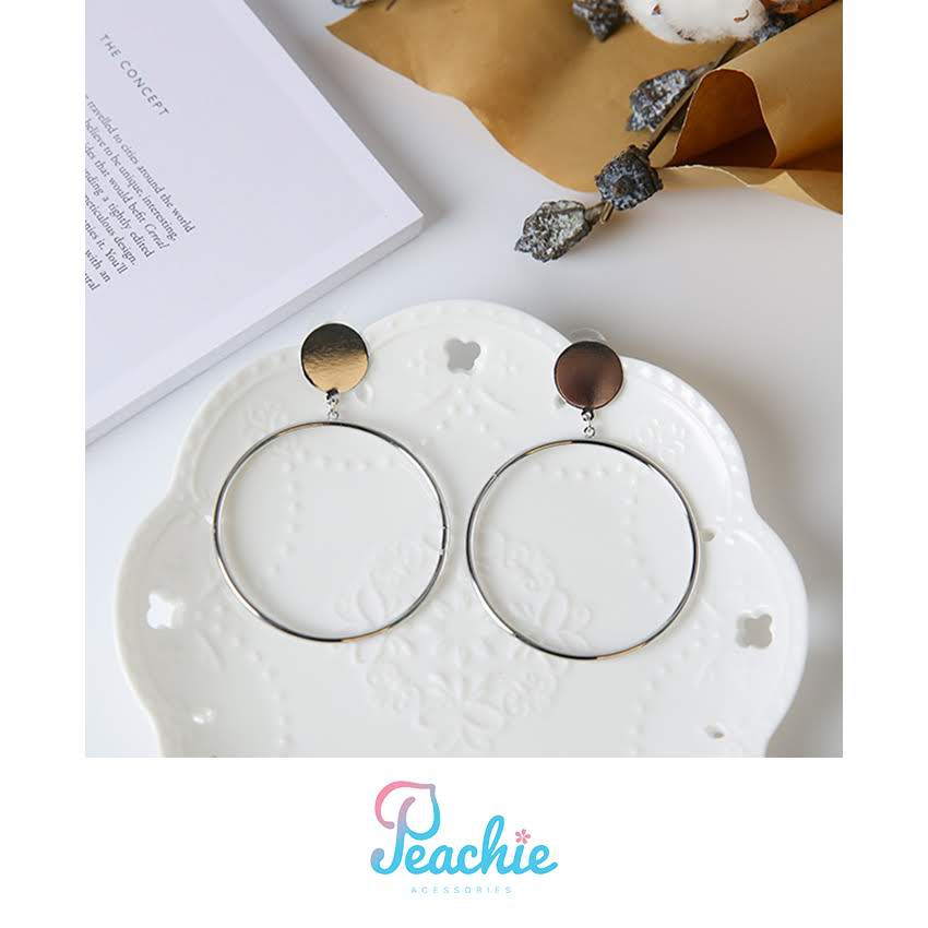 Khuyên tai bạc Peachie [CHÍNH HÃNG] mã 084