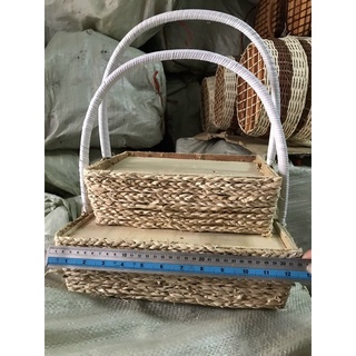 Giỏ mây- giỏ chủ nhật đôn ngô đựng trái cây