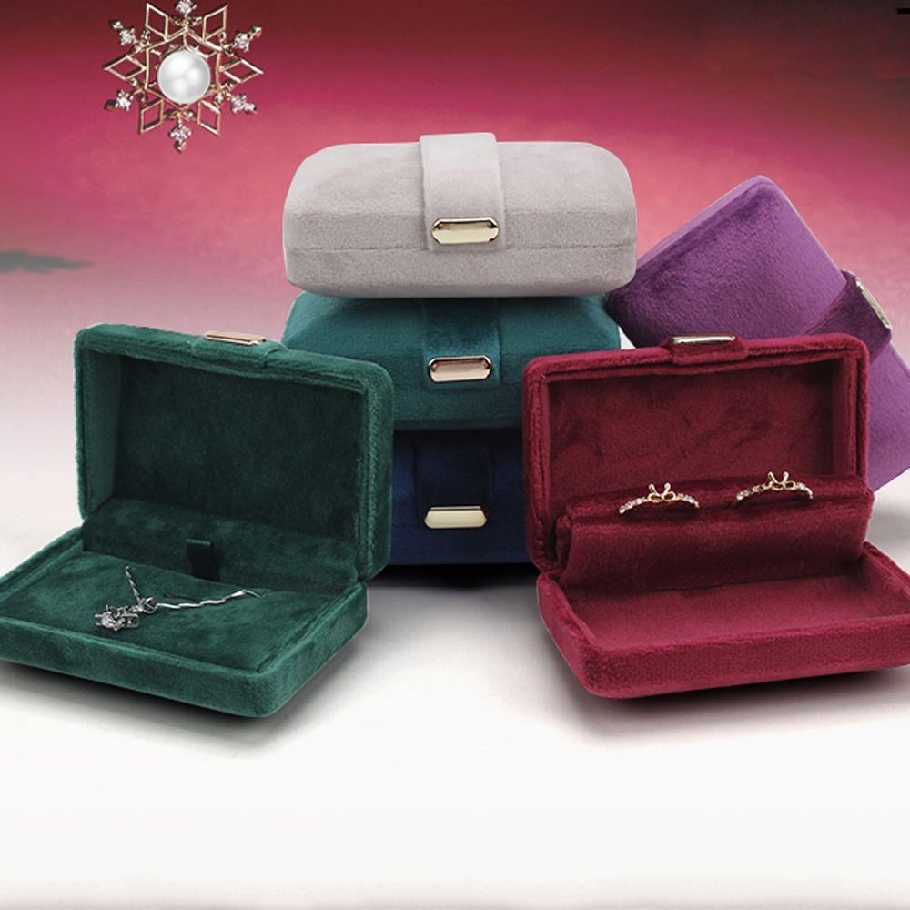 Hộp Đựng Trang Sức Có Khóa Kim Loại Ốp