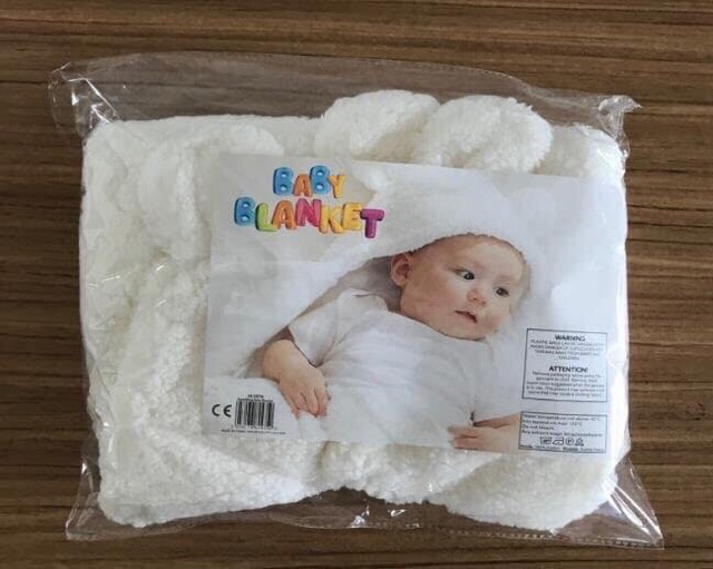 Ủ GẤU Baby blanket LÔNG CỪU SIÊU ẤM cho bé