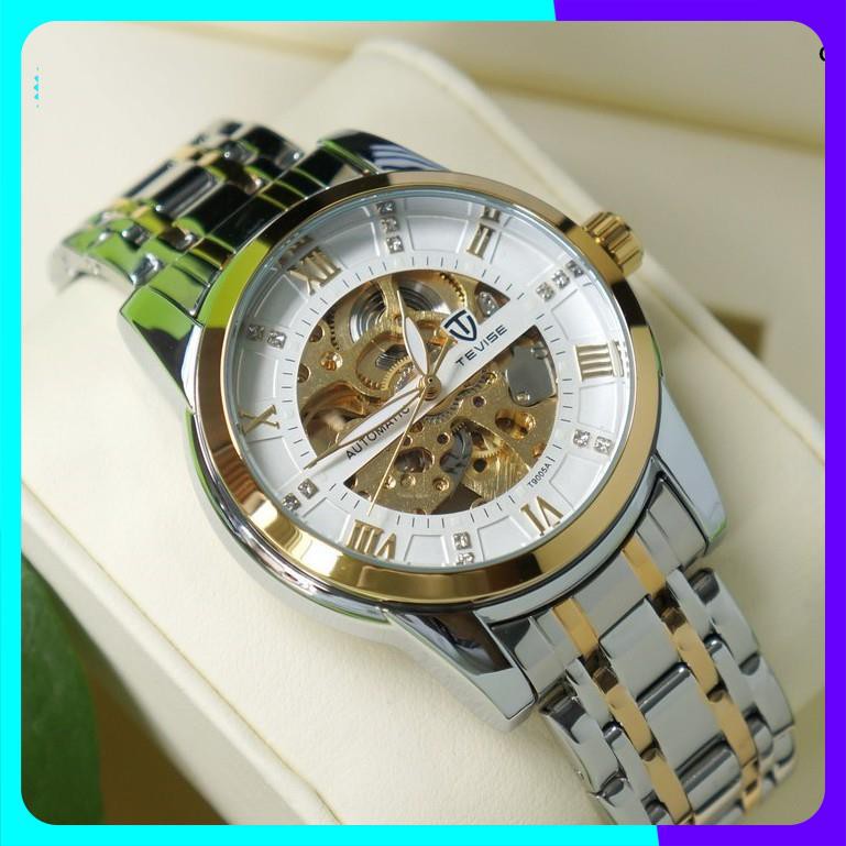 Đồng hồ cơ nam Tevise với máy cơ lộ full 2 mặt nhìn cực đẳng cấp với khả năng tích cot lâu ấn tượng [ Đồng Hồ Cơ ] | BigBuy360 - bigbuy360.vn
