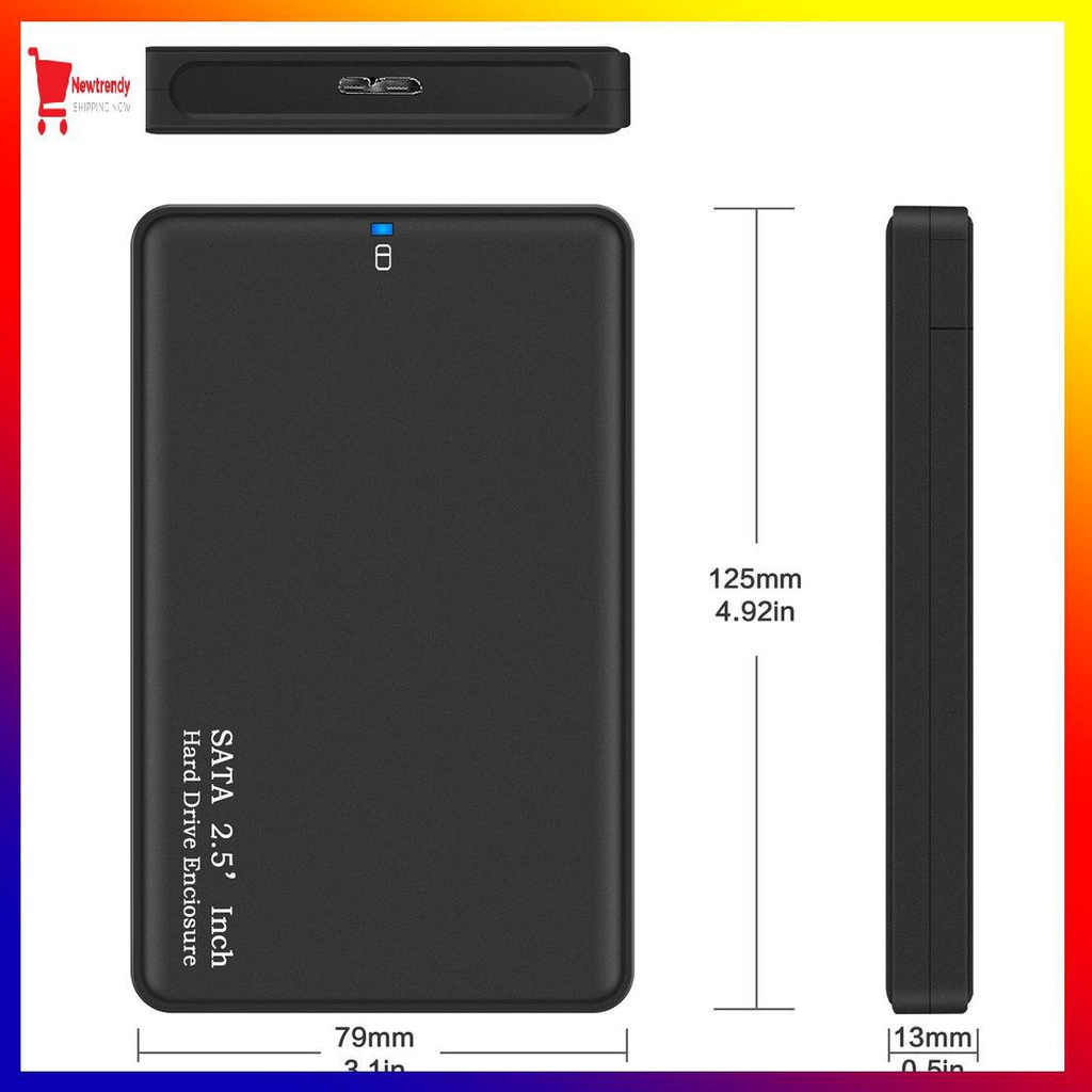 Vỏ Đựng Ổ Cứng Di Động (0601) (Promo) Hỗ Trợ 2tb Hdd Sata Sang Usb 3.0 Ssd Hdd | BigBuy360 - bigbuy360.vn