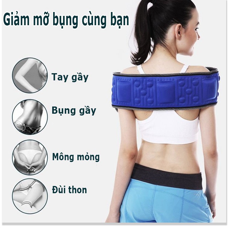 Đai massage bụng, Giảm Mỡ Bụng, Mát Sa Bụng, Giảm Mỡ Toàn Thân Mua Ngay Đai Masage X5 Cao Cấp