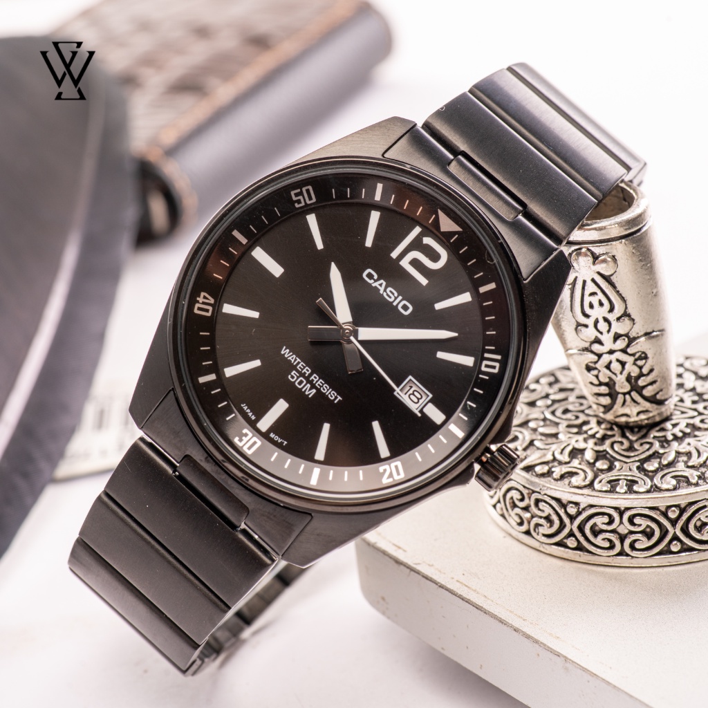 Đồng Hồ Quartz Nam Casio WATCHSTORE MTP-E170B-1BVDF Thiết Kế Mặt Kính Khoáng 42mm, Dây Kim Loại Và Vỏ Thép Không Gỉ
