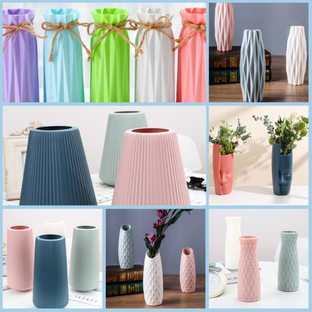 Lọ nhựa cắm hoa nhiều mẫu đọc kỹ thông tin sản phẩm