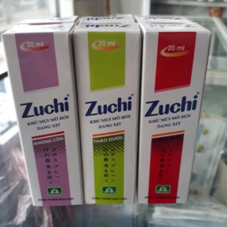 Xịt nách Zuchi thảo dược 20ml