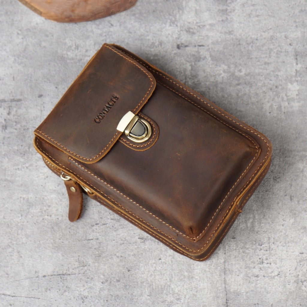 TÚI ĐEO CHÉO ĐEO HÔNG NAM DA NGỰA ĐIÊN RETRO - 1345829