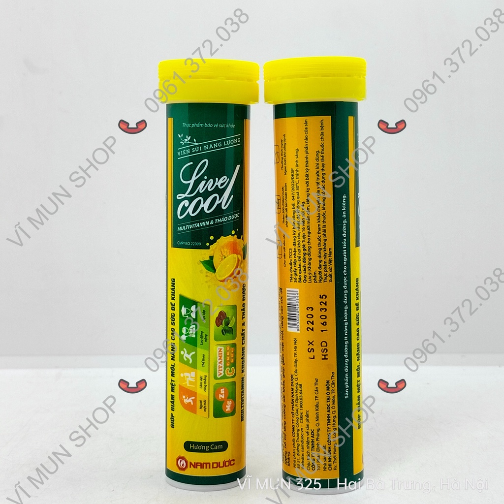 Viên sủi thanh nhiệt Live Cool