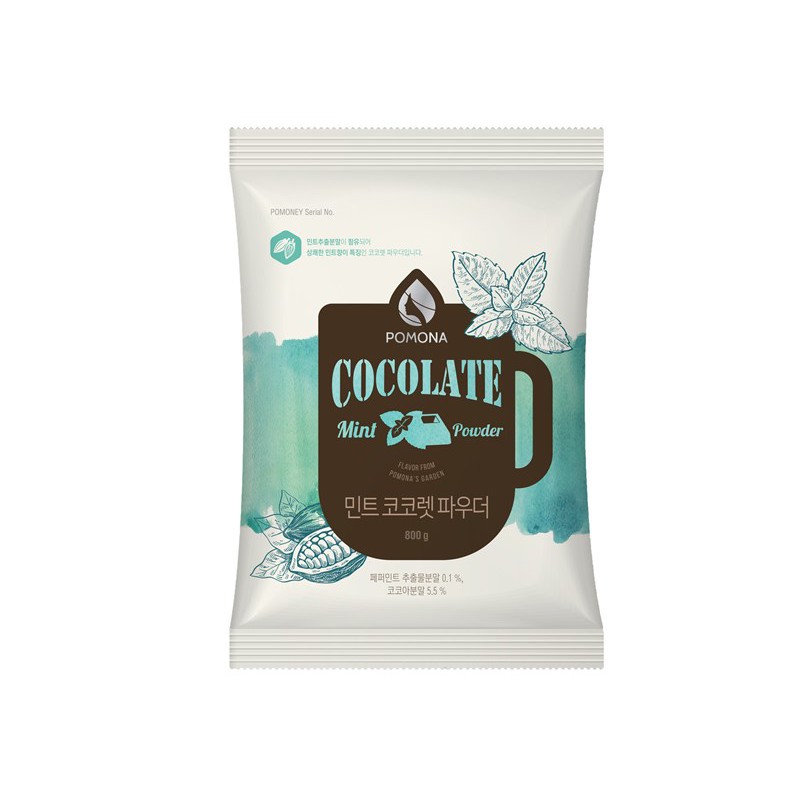 Bột chocolate bạc hà POMONA 800g