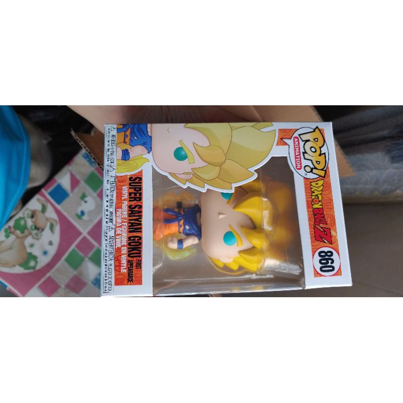 [NEW Box 9/10] Mô Hình Nhân Vật Funko Pop! Animation: Dragonball Z - Super Saiyan Goku (First Appearance) #860