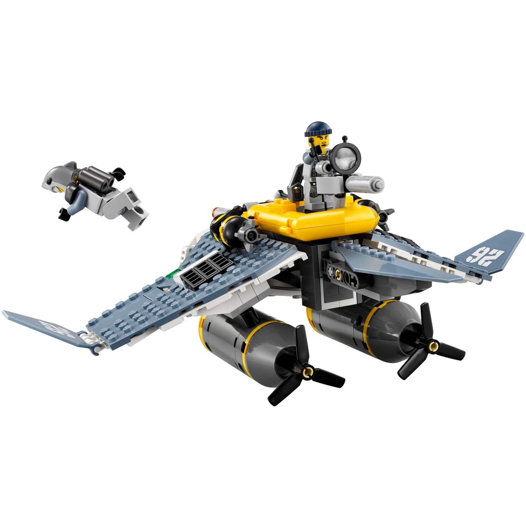 LEGO Movie Ninjago | Lego 70609 Manta Ray Bomber | Phi cơ cá đuối ném bom Manta Ray