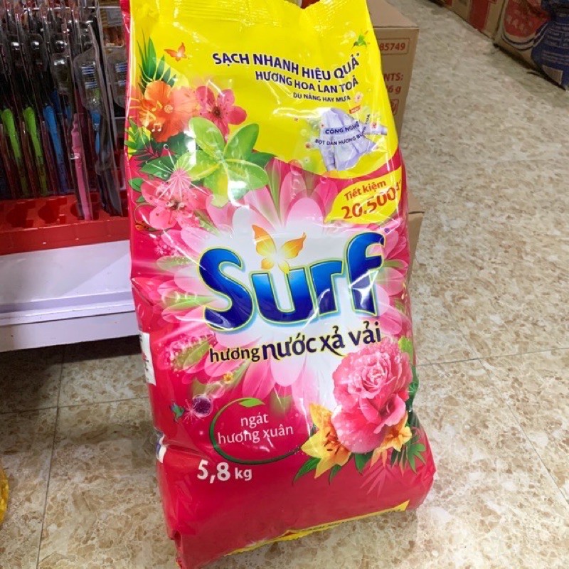 Bột Giặt Surf 5,5Kg/5,3kg Mới