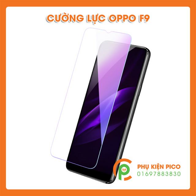 Bộ 2 kính cường lực cho Oppo F9 tặng ốp dẻo cao cấp