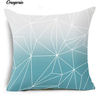 Letter Flower Geometric Pattern Throw Pillow Case Cushion Covers Sofa Decor