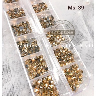 Đá nail - đá chân keo khay mix size siêu sáng loại 1 - mã ck39