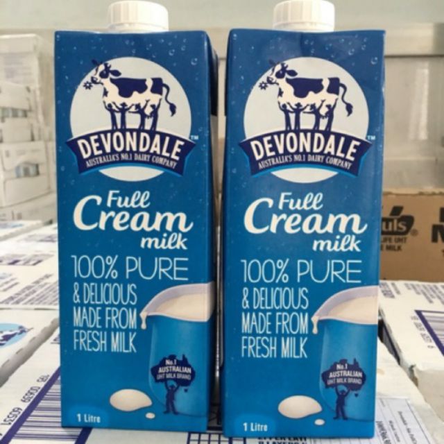 Sữa tươi nguyên kem Devondale Fullcream 1L