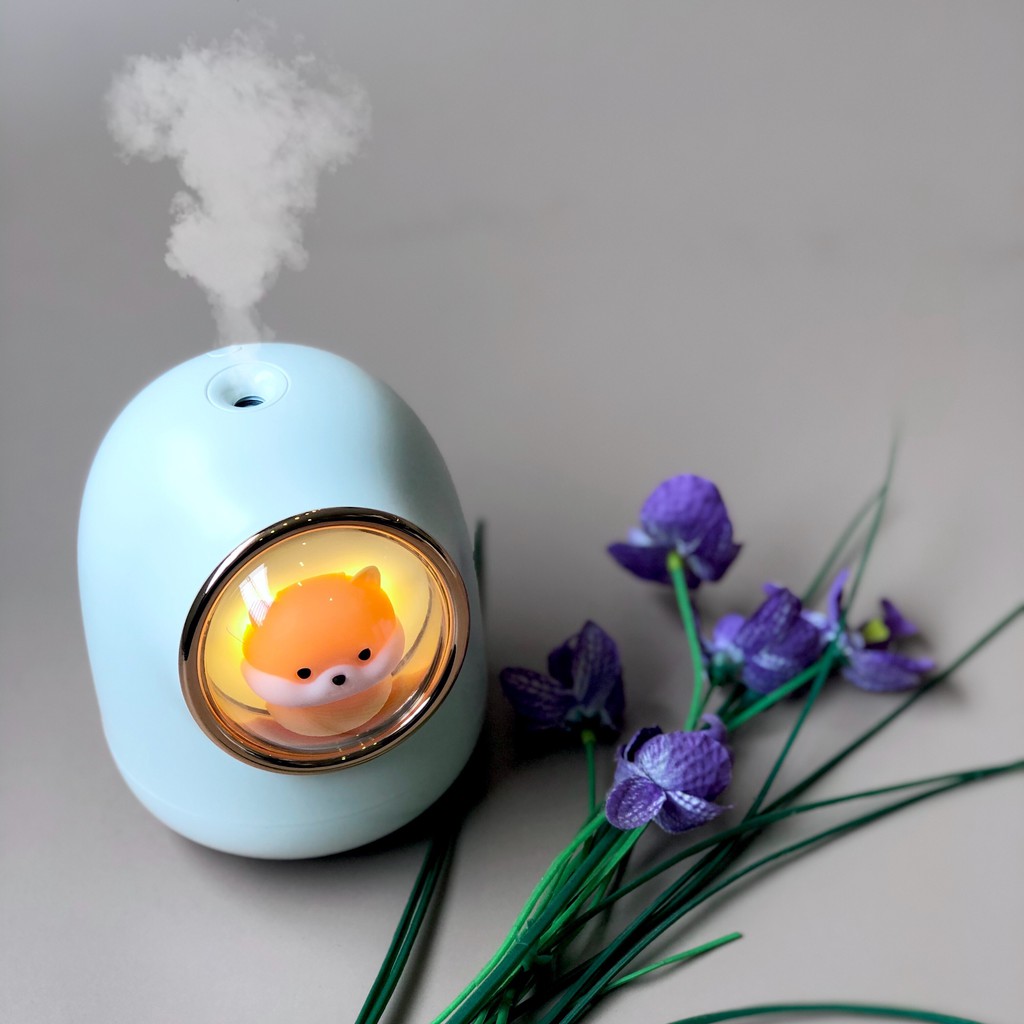 Máy phun sương máy phun tinh dầu chú chó shiba cực đẹp và chất 