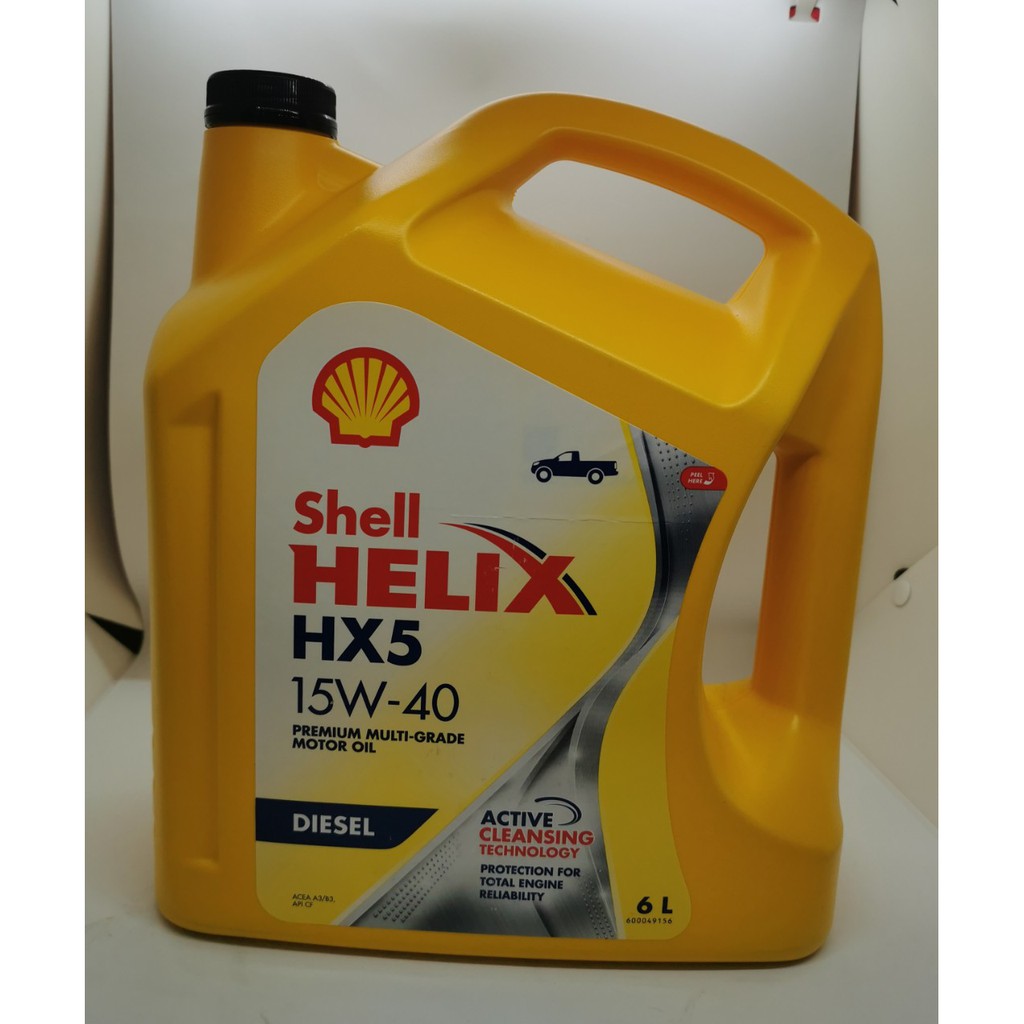 Dầu nhớt động cơ Shell Helix HX5 Diesel-15W40 6Lít - shell hx5 15w40 (MẪU MỚI)