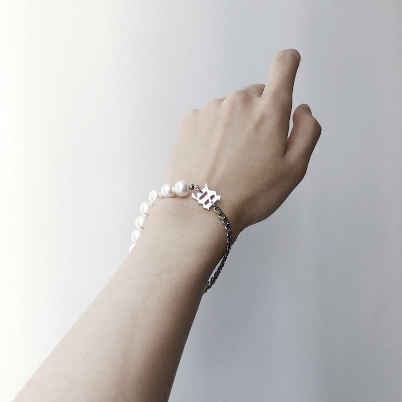 Vòng Tay Đính Ngọc Trai Nhân Tạo Phong Cách Hàn Quốc