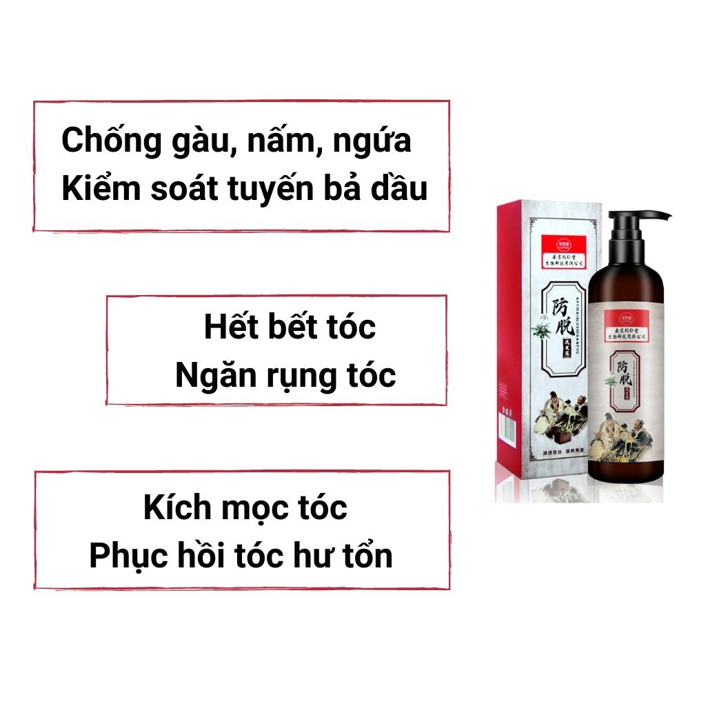 Dầu gội đầu sâm gừng TONRENTANG kích mọc tóc chống rụng tóc sạch gàu sạch nấm da đầu kiềm dầu thảo dược thảo mộc