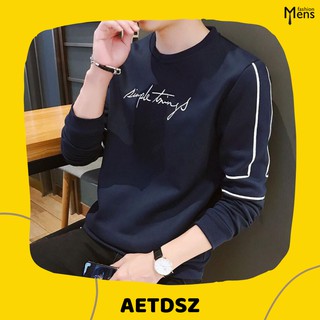 ÁO SWEATER CỔ TRÒN UNISEX KIỂU DÁNG BASIC