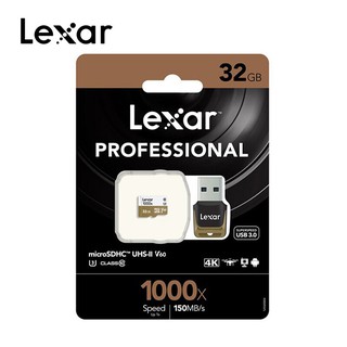Thẻ nhớ MicroSDHC Lexar 32GB 150MB/75MB/s (1000x)