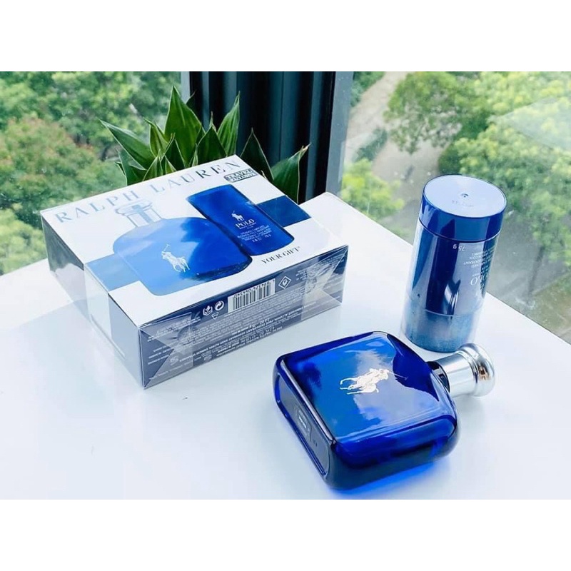 SET nước hoa nam Ralph Lauren Polo Blue EDT 125 ML
