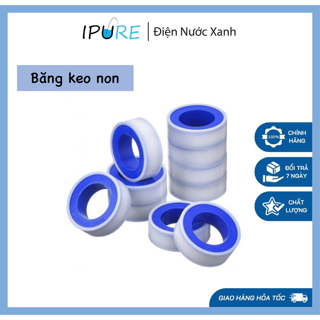 Cuộn băng keo lụa vặn ren vòi nước, ren ống cao cấp  - DNX IPURE