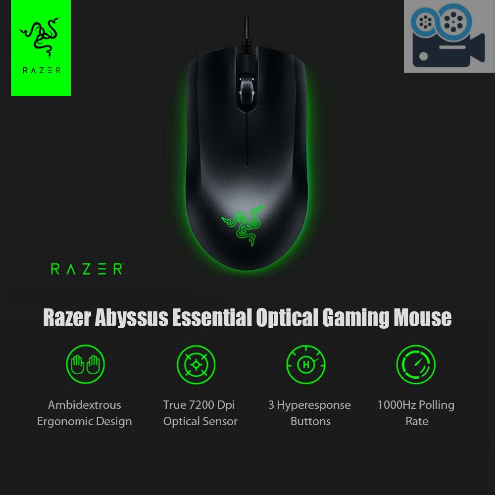 Chuột Quang Chơi Game Razer Abyssus 7200 Dpi Cảm Biến 3 Hyperesponse