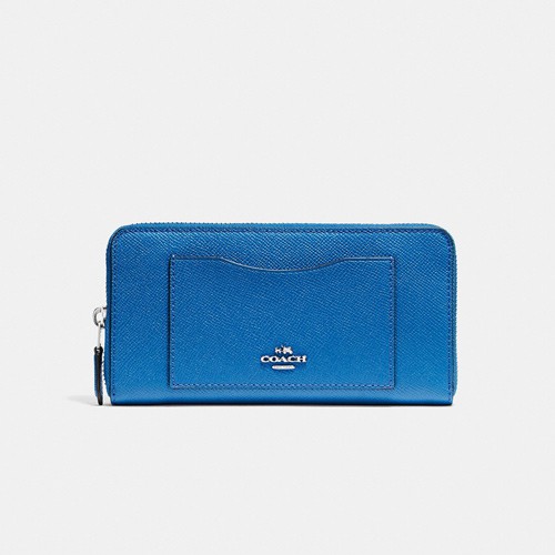 Ví Coach Accordion Zip Wallet Crossgrain Leather