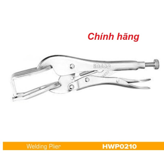 ĐỒ NGHỀ INGCO Kềm bấm hàn mỏ dẹp 10 inch  HWP0210 (Cam kết Chính Hãng 100%)