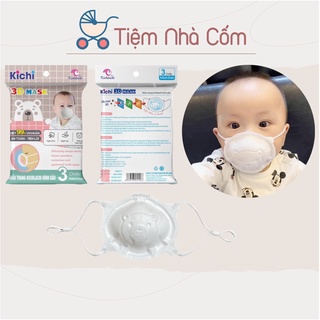 Set 3c khẩu trang gấu Kichi cho bé