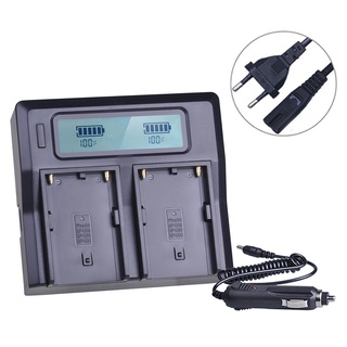 Bộ sạc pin kép bp-u30 bp-u60 bp-u65 bp-u90 lcd cho sony pmw-100, 50 pmw-160 pmw-200 pmw-300 pmw-ex1 pm-ex3 pmw-f3 phu-60k