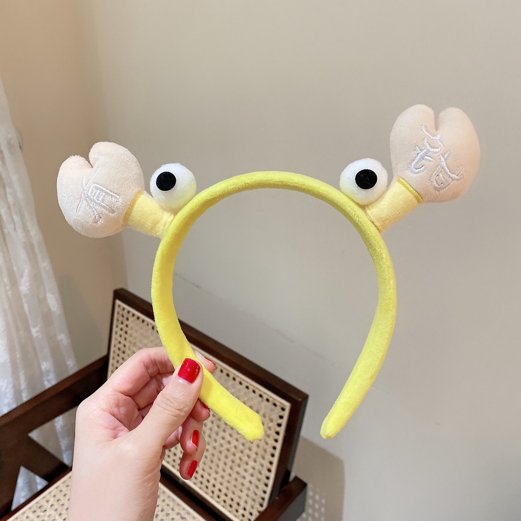 Băng đô cài tóc thiết kế càng tôm hùm đáng yêu xinh xắn dành cho nữ