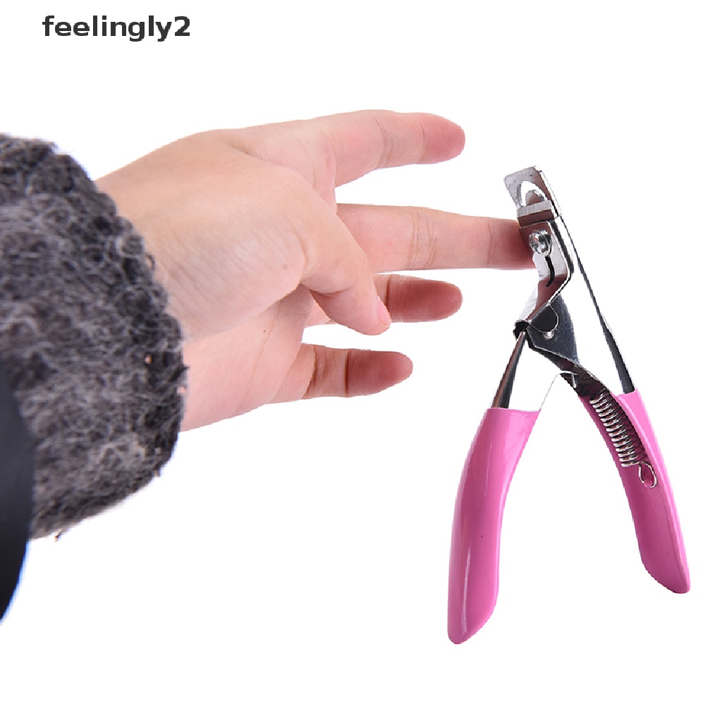 Kềm cắt móng tay giả bằng nhựa acrylic uv thiết kế mới tiện lợi dễ dùng màu ngẫu nhiên