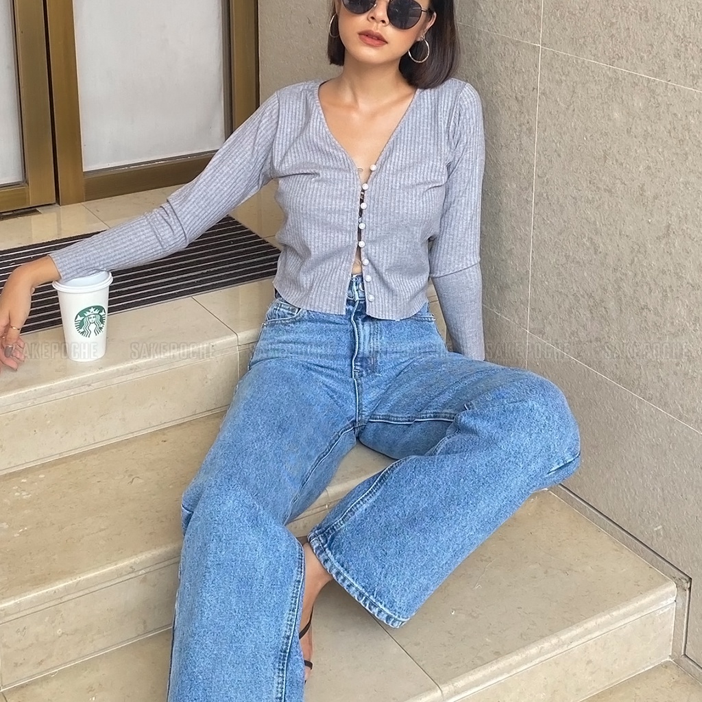 Áo Pearl Cardigan Top