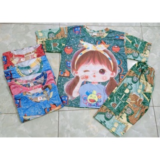 bộ thun nữ mặc nhà